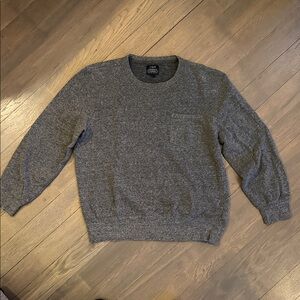J. Crew Men's Heather Gray Crewneck Sweatshirt